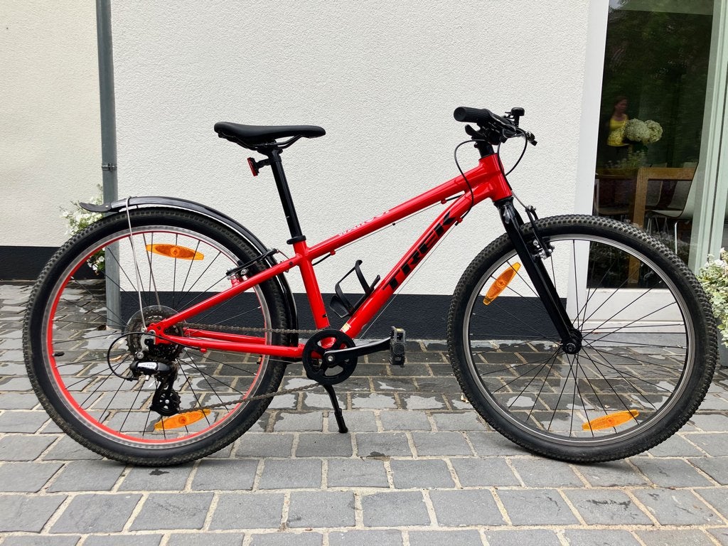 Trek Wahoo 24-fiets, Fietsen en Brommers, Fietsen | Kinderfietsjes, Ophalen, 20 inch of meer, Gebruikt, Velgrem