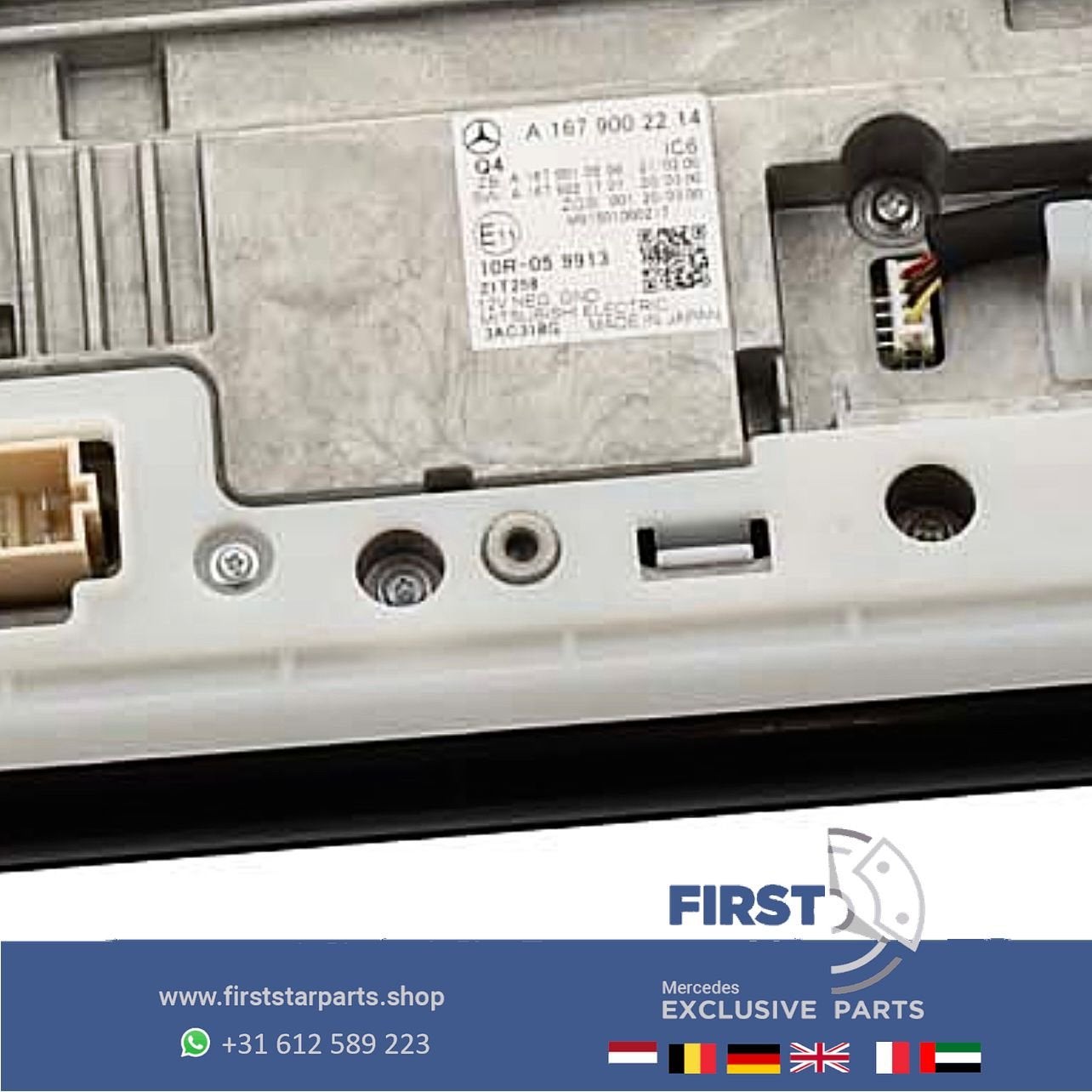 W167 GLE V167 C167 X167 GLS TACHO DISPLAY A1679002214 GROOT, Auto-onderdelen, Gebruikt, -, Ophalen of Verzenden, -