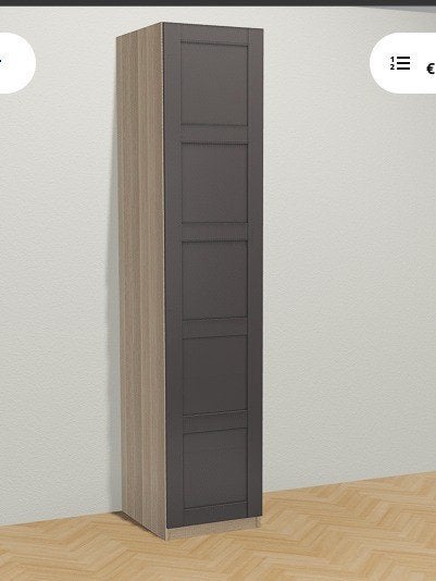 Kleerkast Pax 50x58x236 cm met deur, Huis en Inrichting, Kasten | Kleerkasten, Ophalen