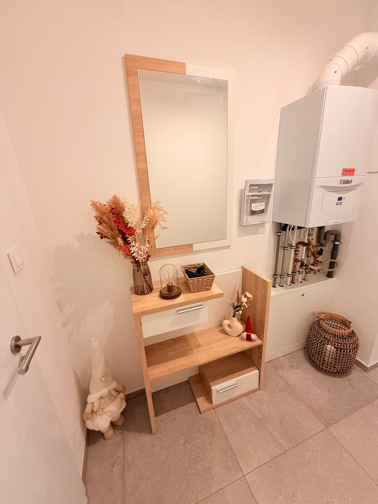 Meuble d’entrée et miroir, Enlèvement, Comme neuf