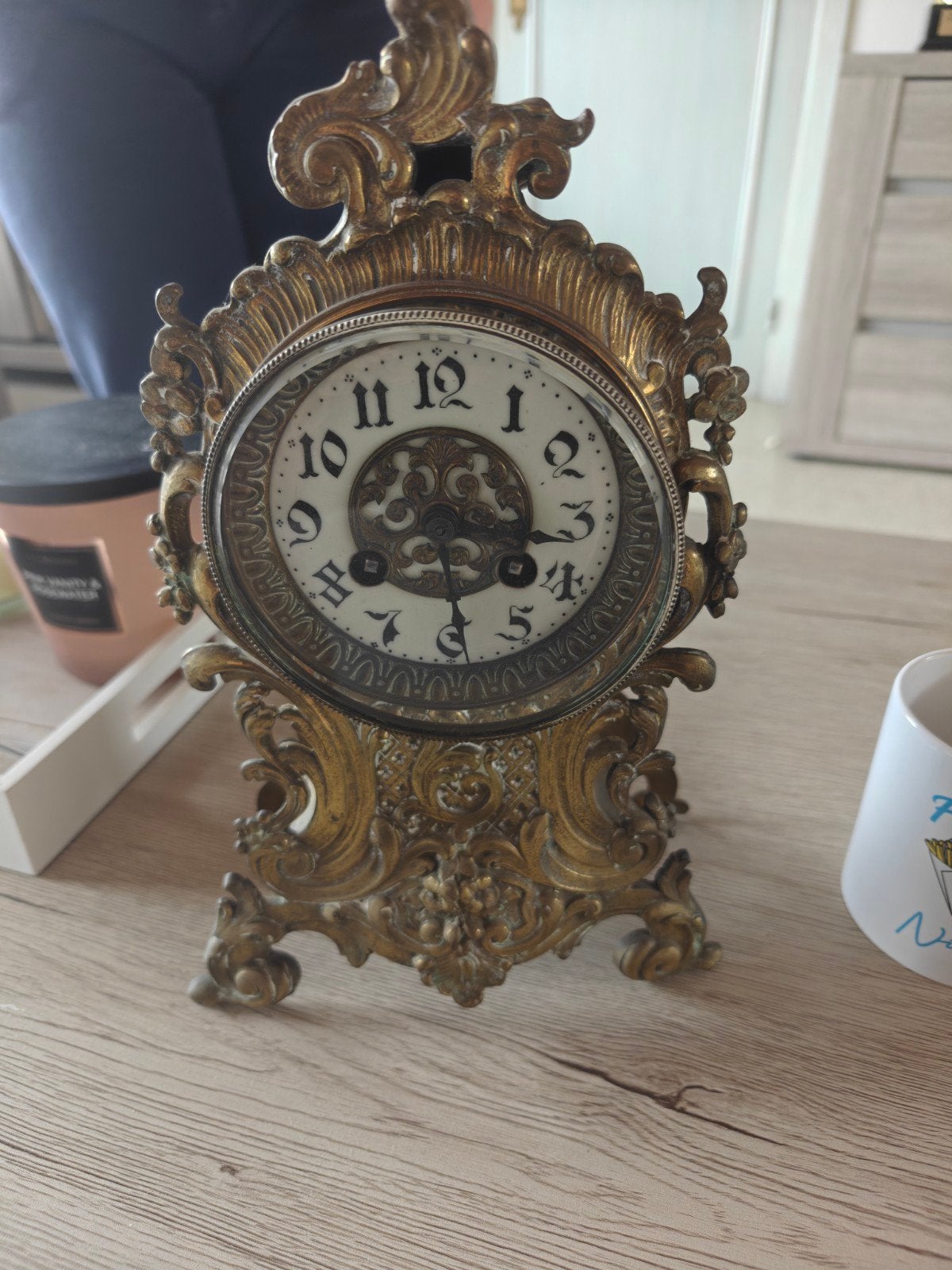 koperen klok, Antiquités & Art, Antiquités | Horloges, Enlèvement