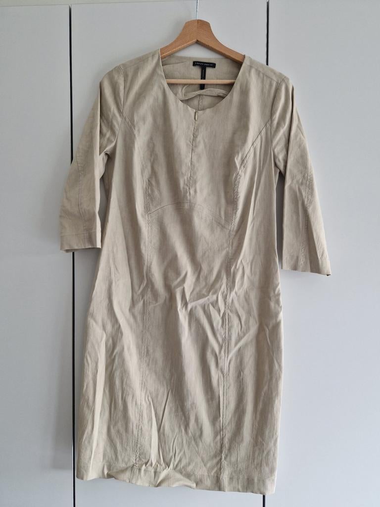 Lichtgroene jurk Sarah Pacini, Sarah Pacini, Beige, Ophalen of Verzenden, Knielengte
