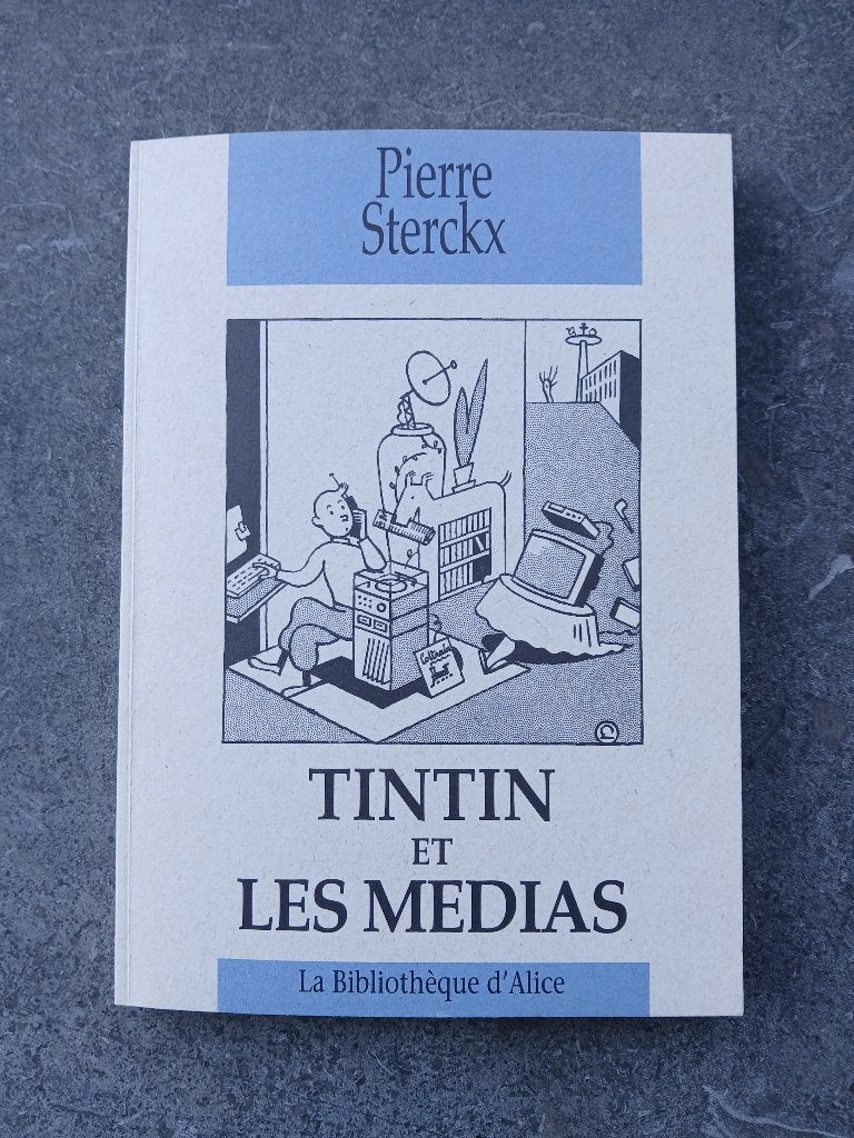 Livre "Tintin et les médias" dédicacé, Livres, BD, Enlèvement, Neuf, HERGE