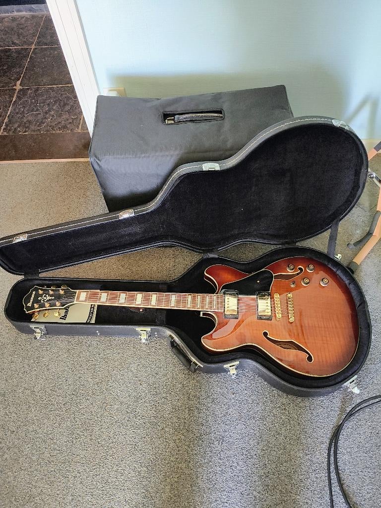 Ibanez AS-93 violin sunburst, Enlèvement, Comme neuf, Semi-solid body, Ibanez