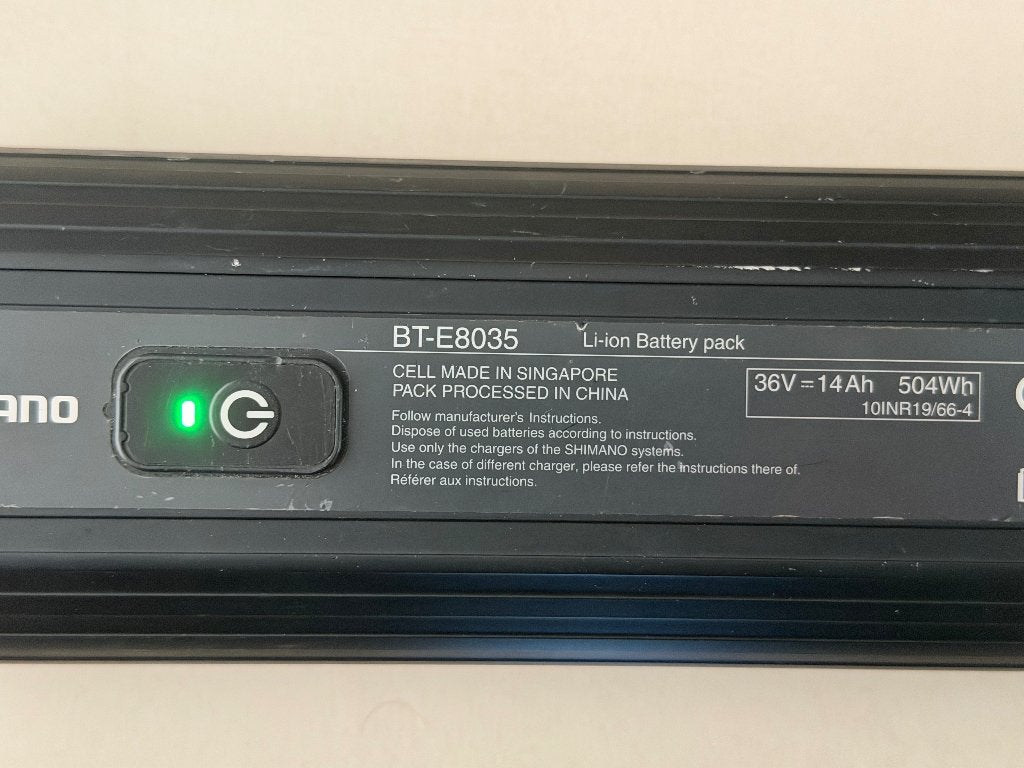 Shimano BE BT-E8035 504Wh batterij, Gebruikt