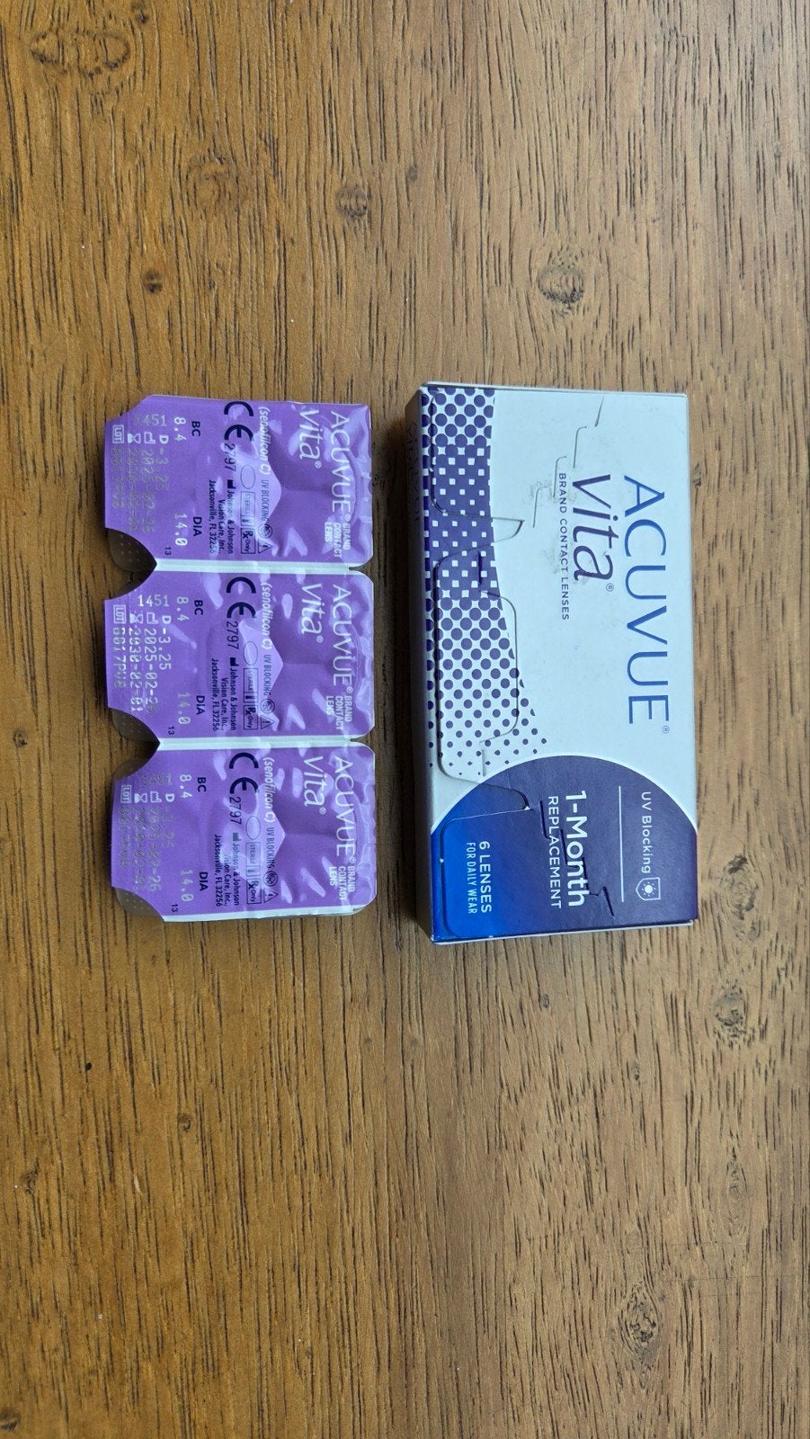 Lenzen Acuvue vita maandlenzen, Enlèvement ou Envoi, Neuf, Lunettes, Autres marques