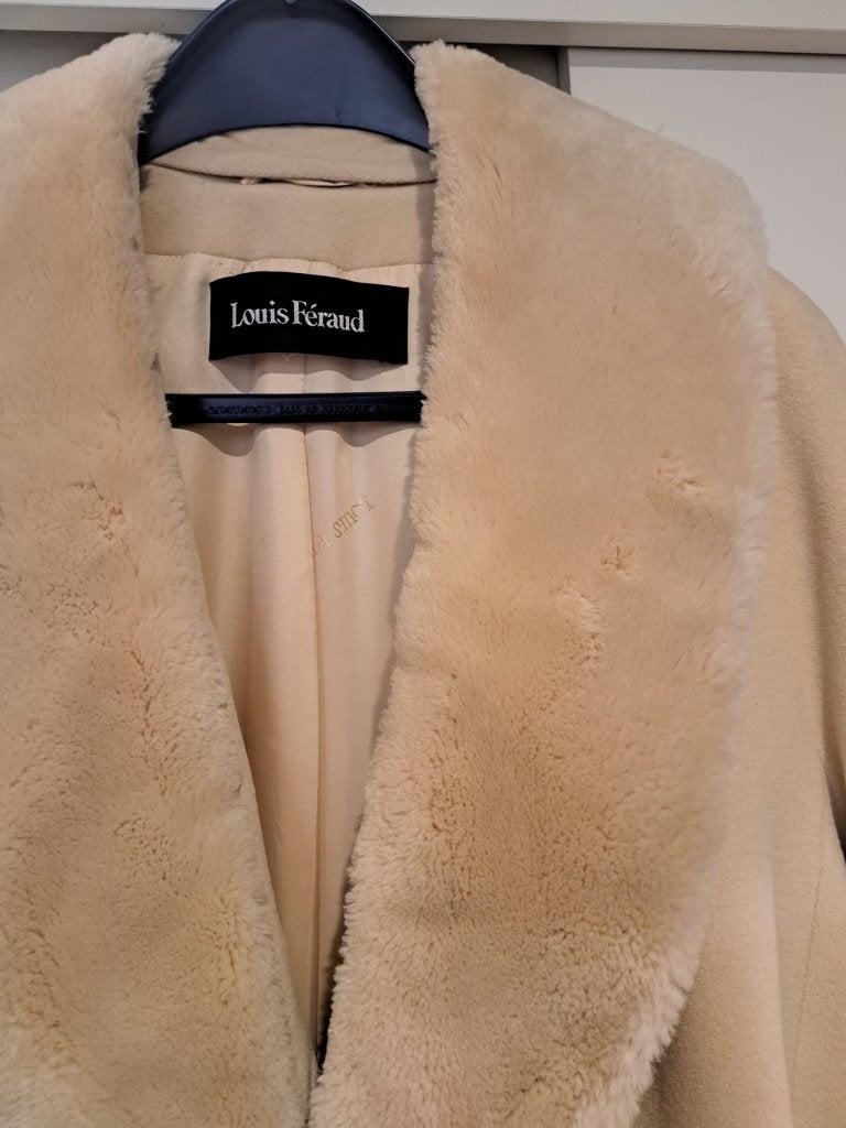 winterjas(mantel), Ophalen, Zo goed als nieuw, Maat 42/44 (L), Beige
