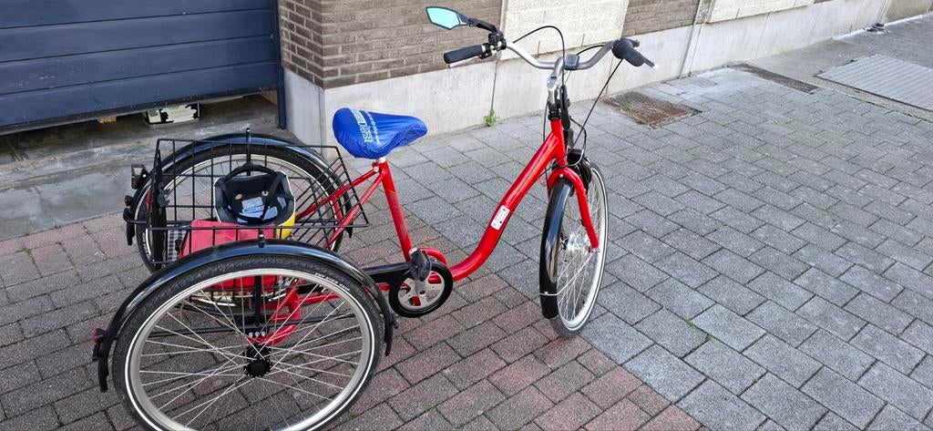 Driewieler kind, Ophalen, Zo goed als nieuw, Schijfrem