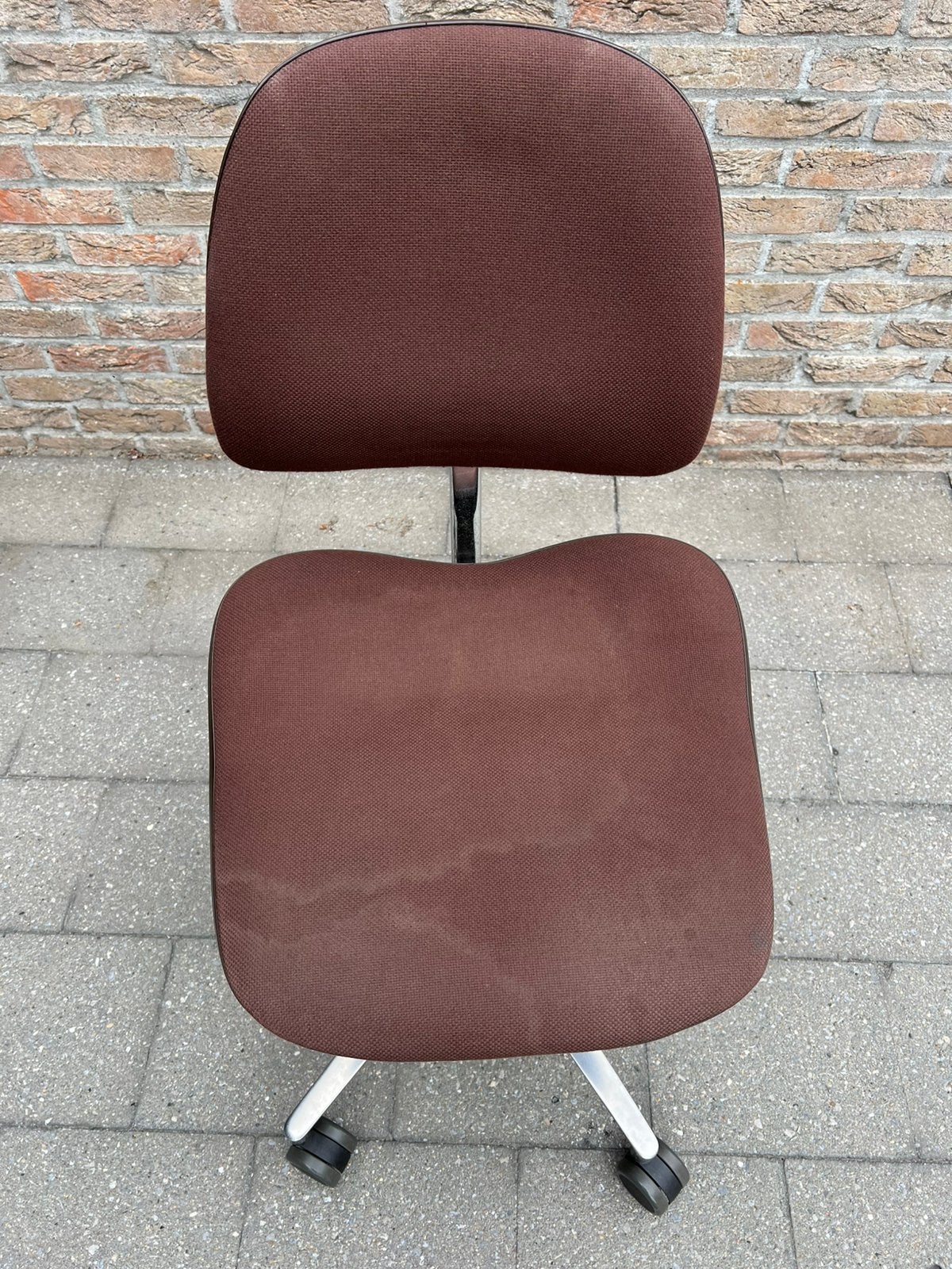 Pro bureelstoel, Maison & Meubles, Chaises de bureau, Brun, Enlèvement, Utilisé, Chaise de bureau