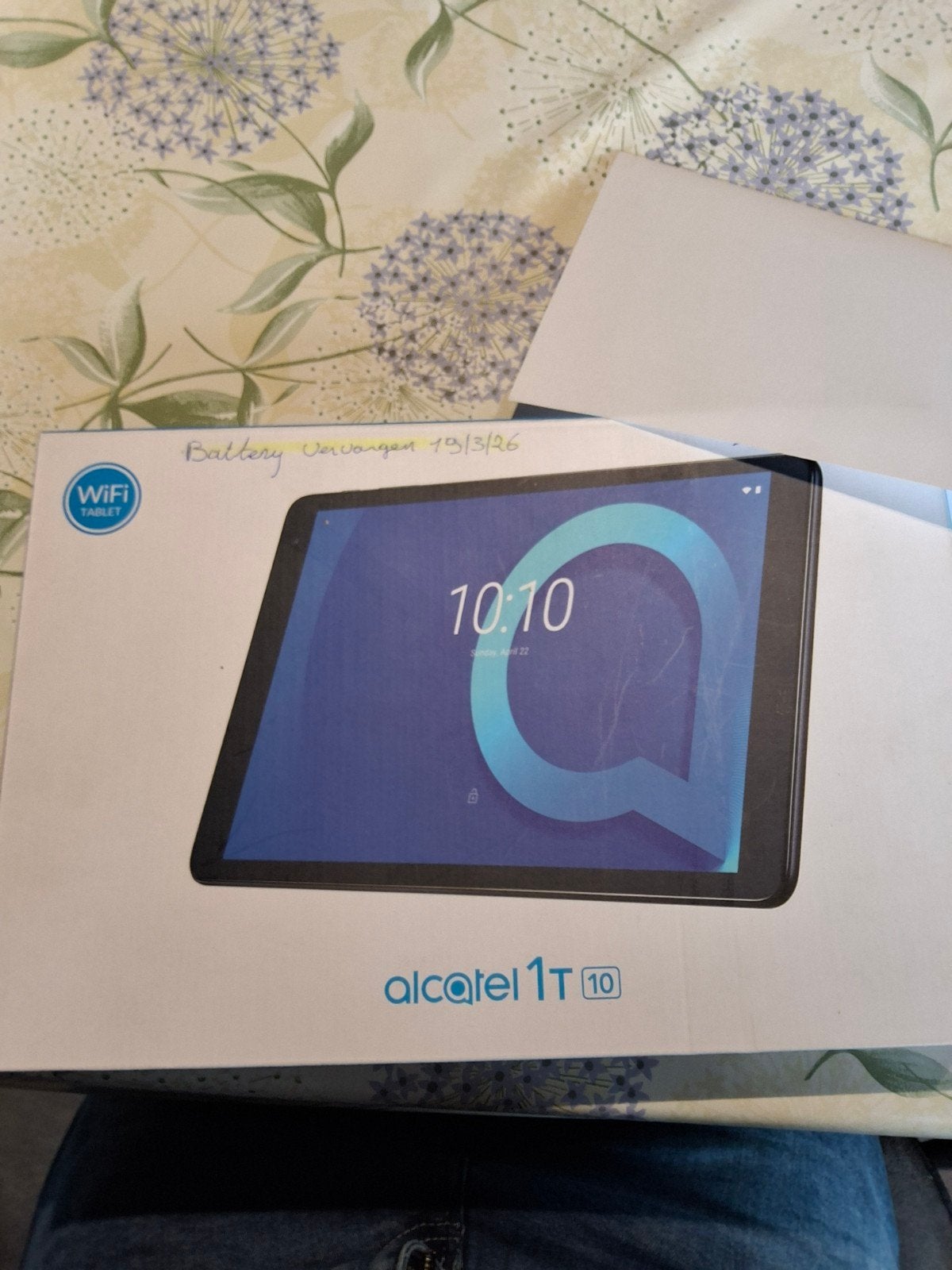 Klein tablet, Ophalen