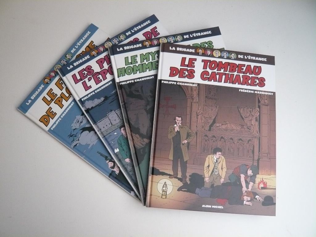 Bd LA BRIGADE DE L'ETRANGE 1 à 4 (EO état neuf) de MARNIQUET, Complete serie of reeks, Ophalen of Verzenden, Zo goed als nieuw