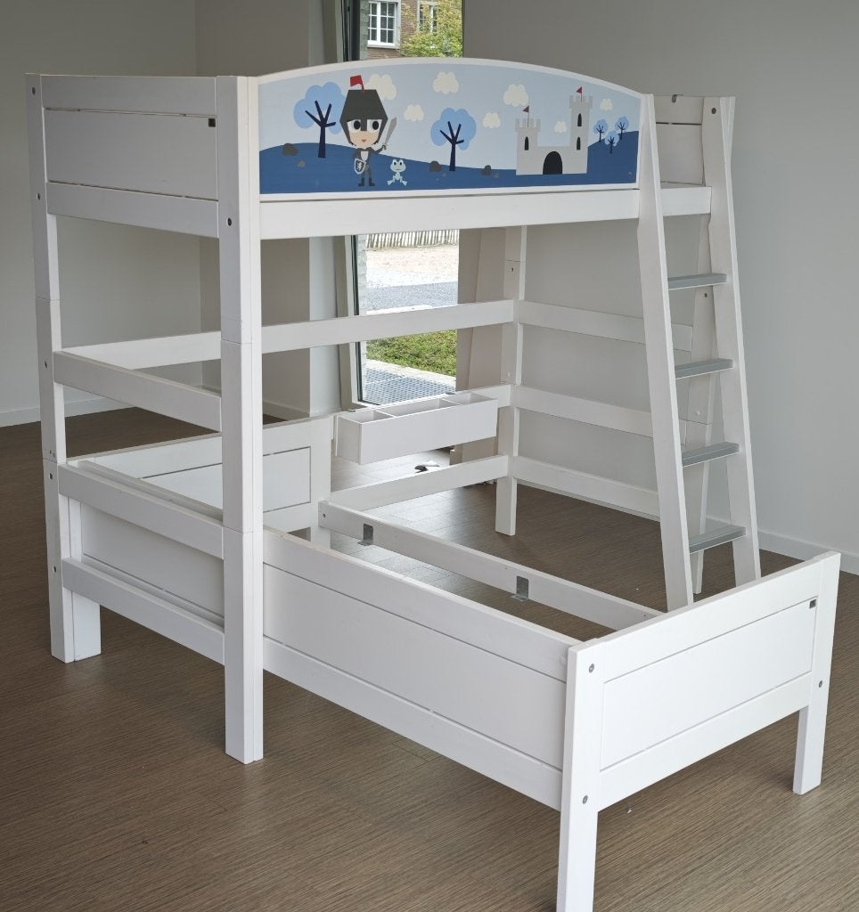 Lifetime Original stapelbed (bed + hoogslaper 90x200), Ophalen, Gebruikt, Stapelbed