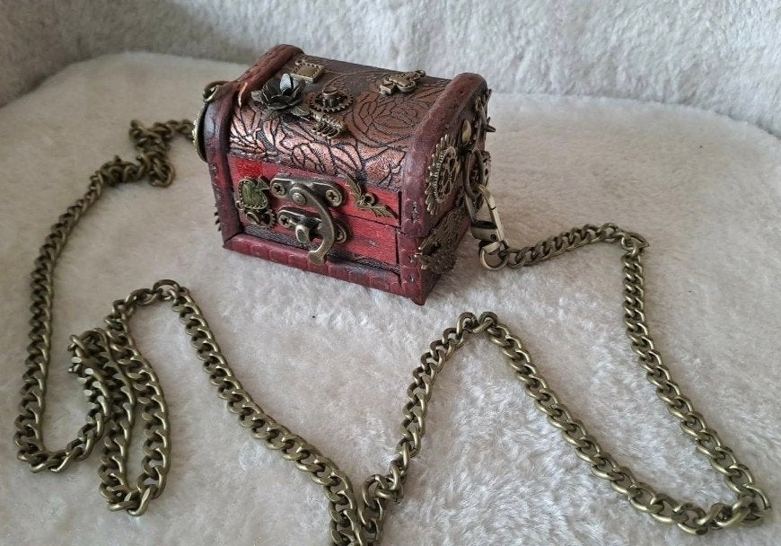 sierkistje aan ketting, Handtassen en Accessoires, Ophalen of Verzenden