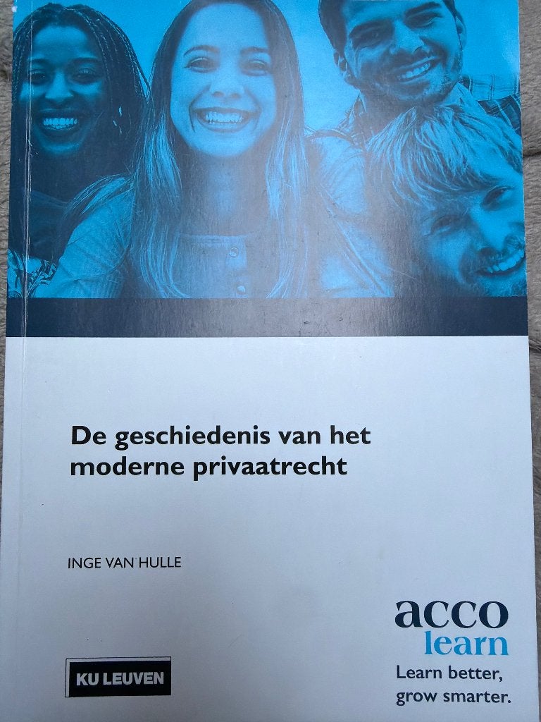 De geschiedenis van het moderne privaatrecht, Boeken, Overige vakken, Acco, Ophalen of Verzenden, Zo goed als nieuw