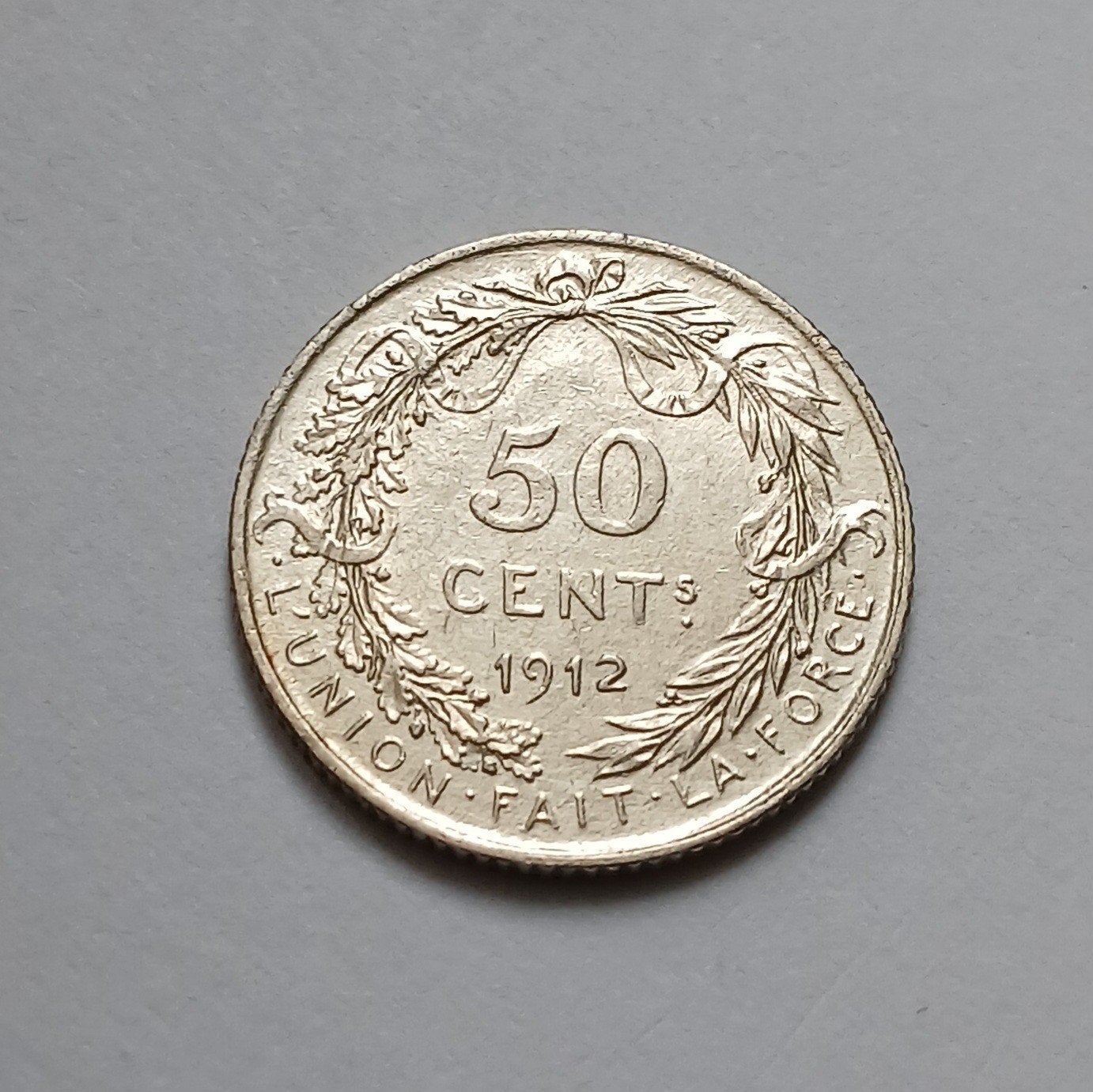 50 centimes 1912, Ophalen of Verzenden