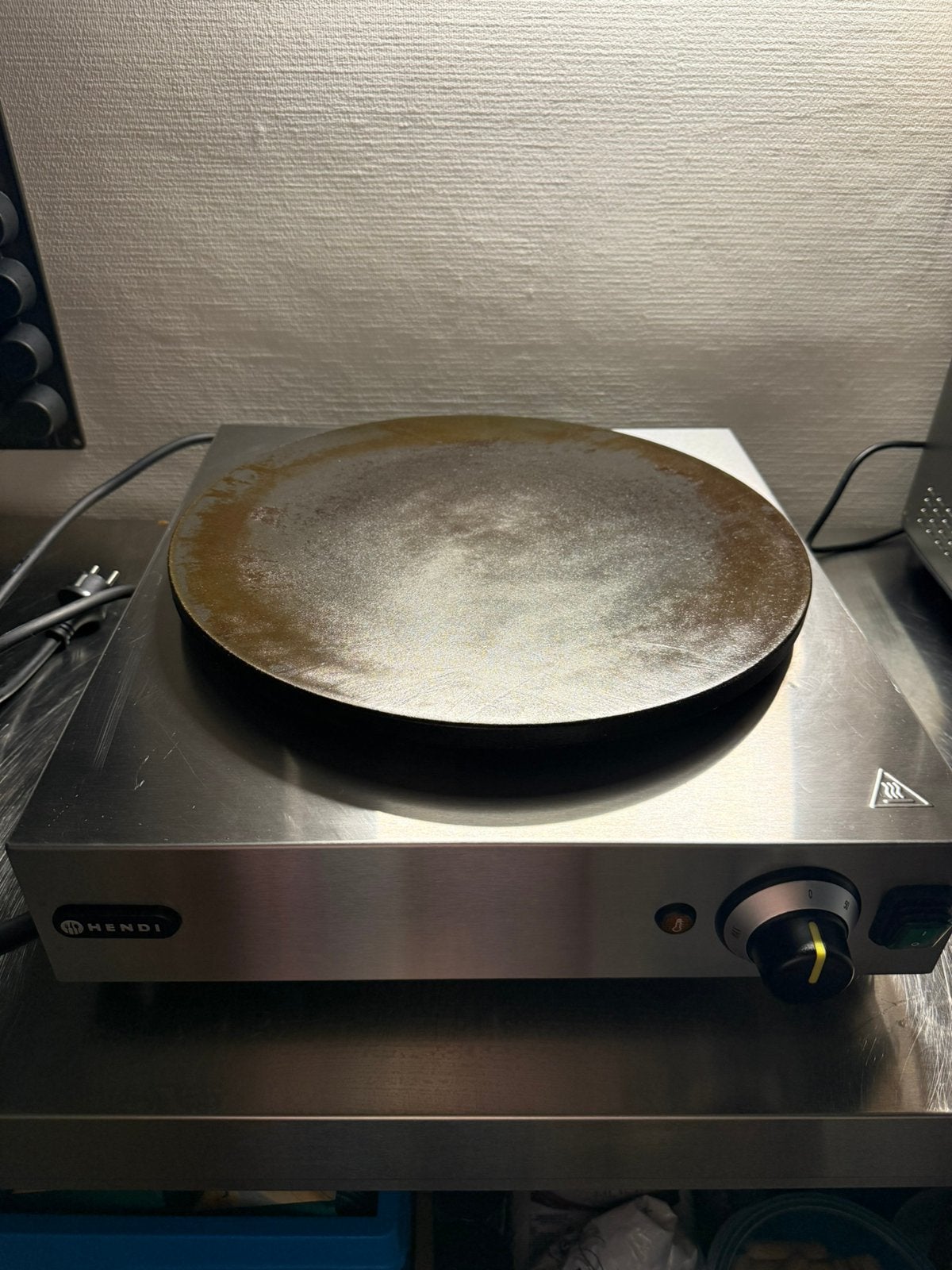 Hendi crepe plaat, Ophalen, Gebruikt