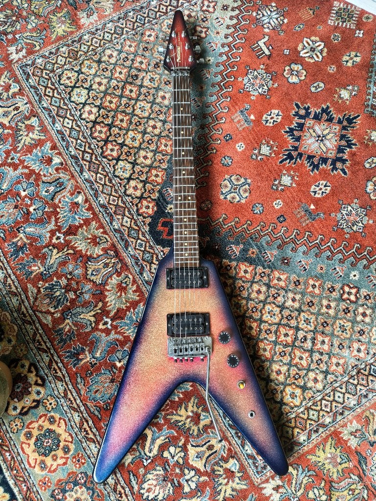 Fernandes 1984 Ikebe Store BSV-55 Flying V – FRT-2 – Japan, Ophalen, Gebruikt, Solid body, Overige merken