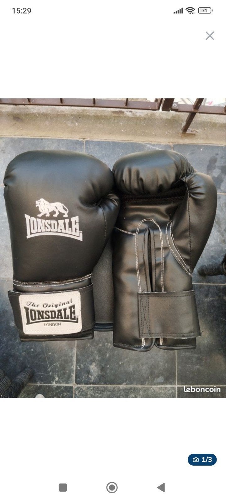 Gants de boxe lonsdale, Sports & Fitness, Boxe, Enlèvement, Gants de boxe
