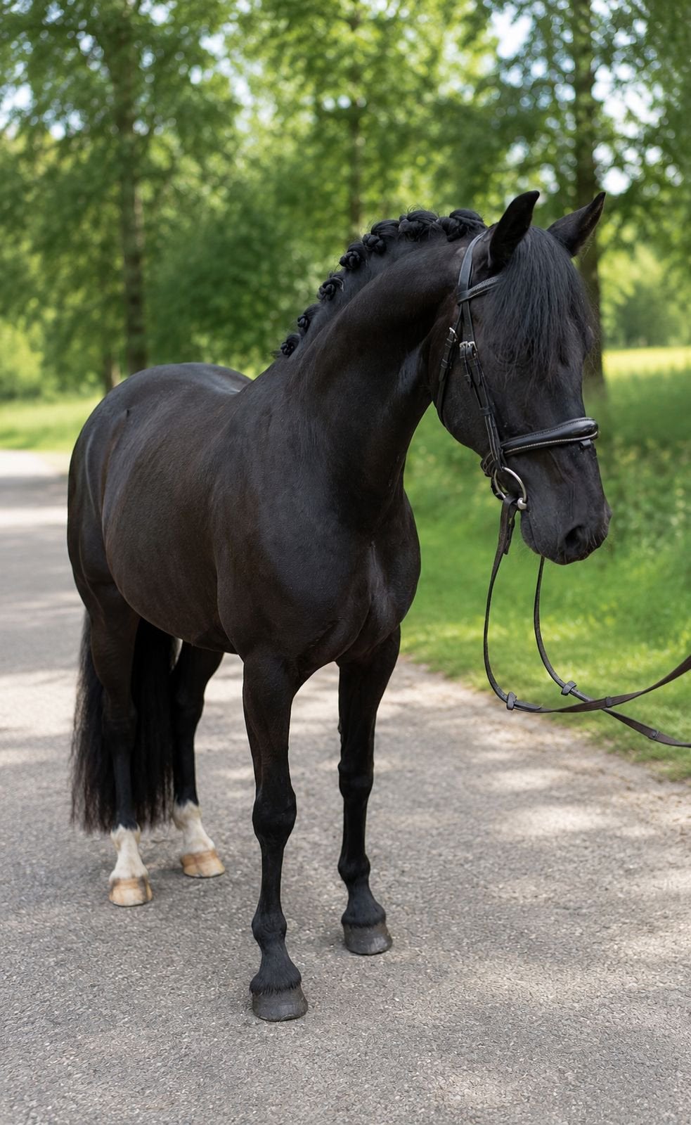 Leuke zwarte d pony, Hongre