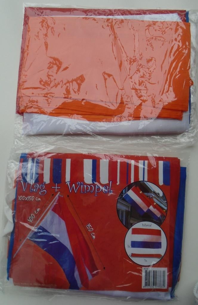 VLAG EN WIMPEL NATIONALE VLAG, NEDERLAND 100X150 CM NIEUW, Diversen, Vlaggen en Wimpels, Ophalen of Verzenden, Nieuw