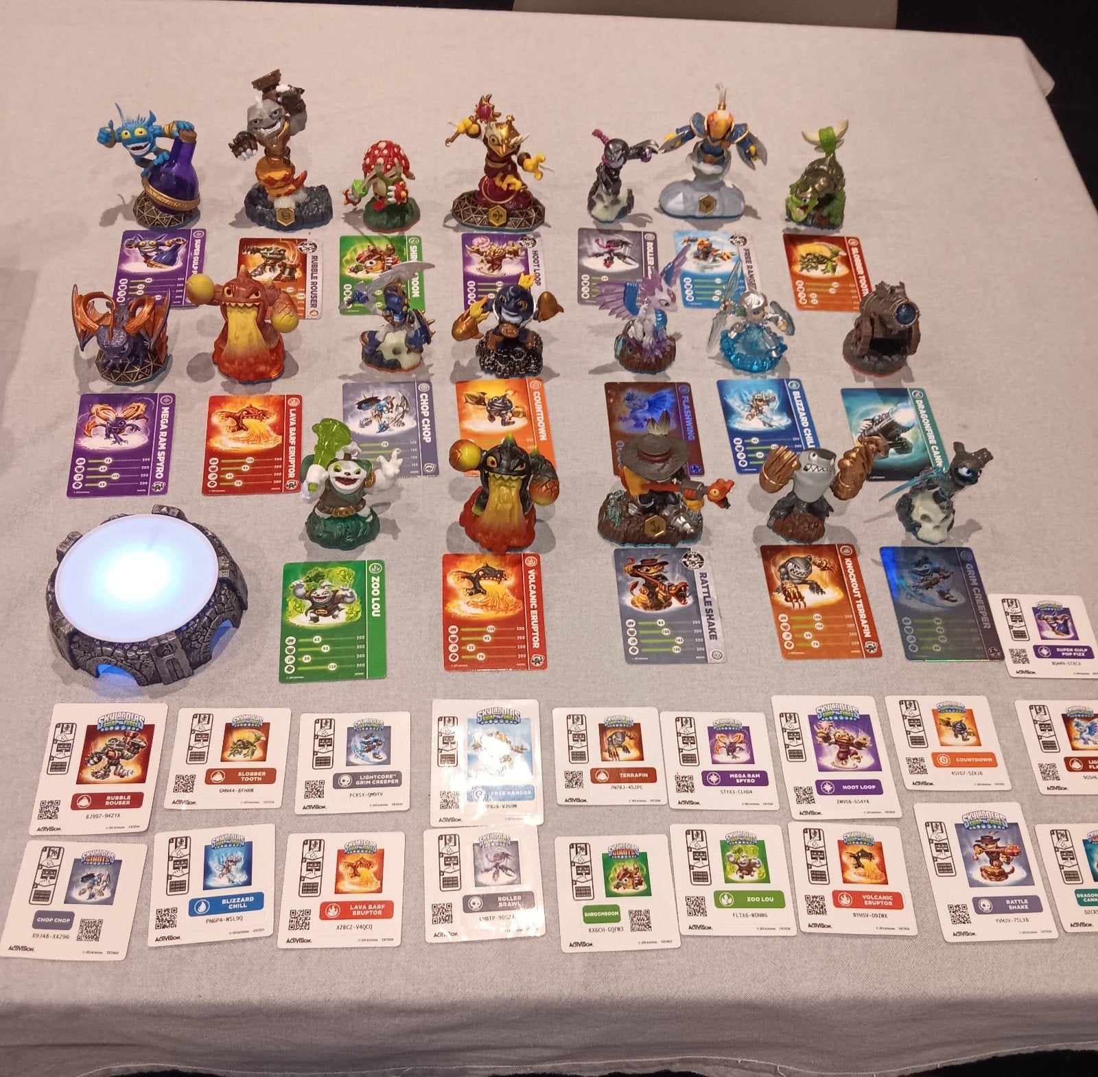 Skylander, Ophalen