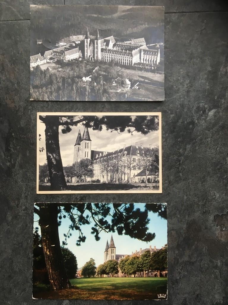 3 cartes postales Abbaye de Maredsous, Collections, Enlèvement ou Envoi