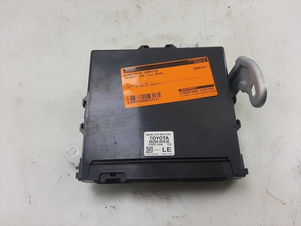 START/STOP SCHAKELAAR Peugeot 108 (01-2014/-) (|892600H030|), Auto-onderdelen, Dashboard en Schakelaars, Peugeot, Gebruikt