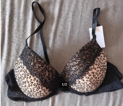 Soutien gorge léopard brun/noir 100 B NEUF, Enlèvement ou Envoi, Autres couleurs, Soutien-gorge