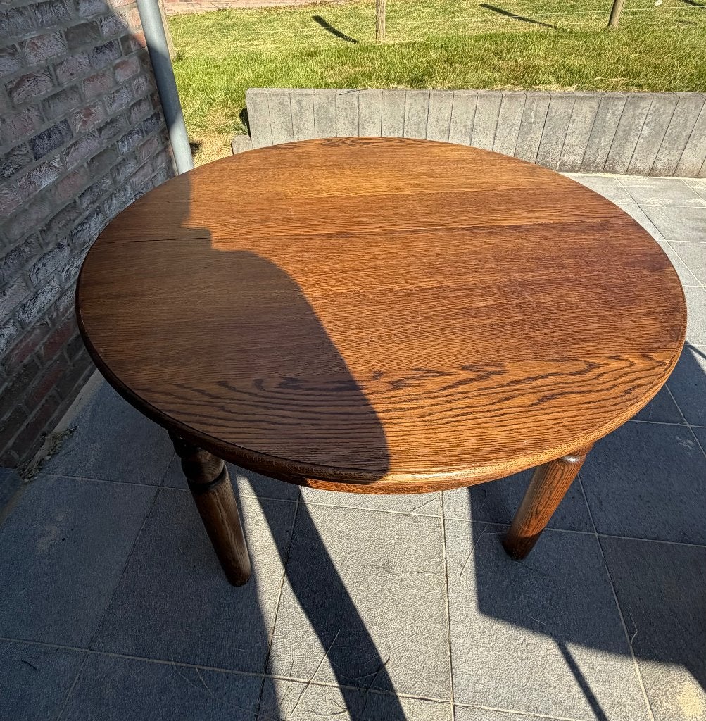 Table de salle à manger, Neuf, Rond, Chêne, Enlèvement ou Envoi