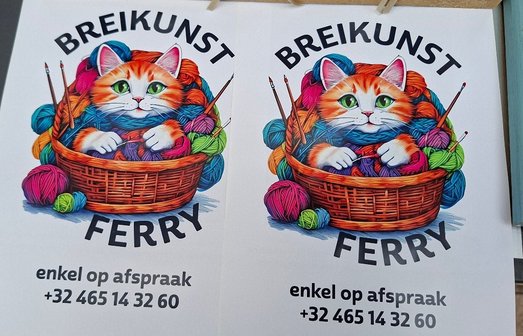 BREIKUNST 'FERRY':  meer info flyer (woonachtig in Balen), Livres, Loisirs & Temps libre, Enlèvement, Neuf, Tricot et Crochet