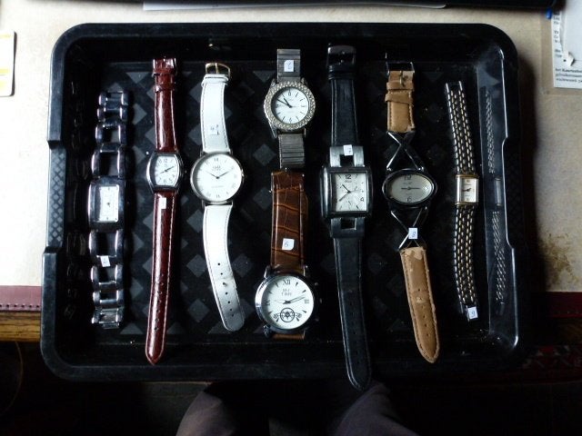 Verschillend Dames en Mans Horloges, Overige merken, Gebruikt, Staal, Polshorloge