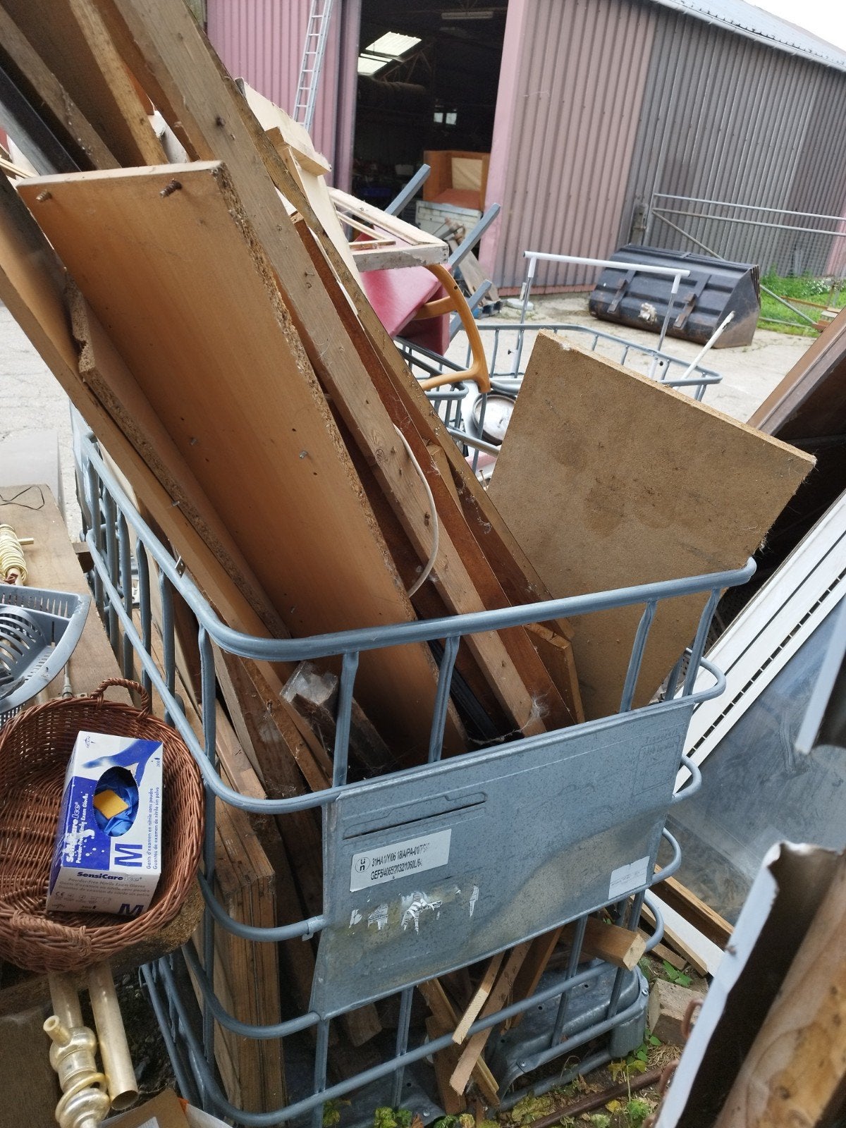 Gratis houtafval, Ophalen