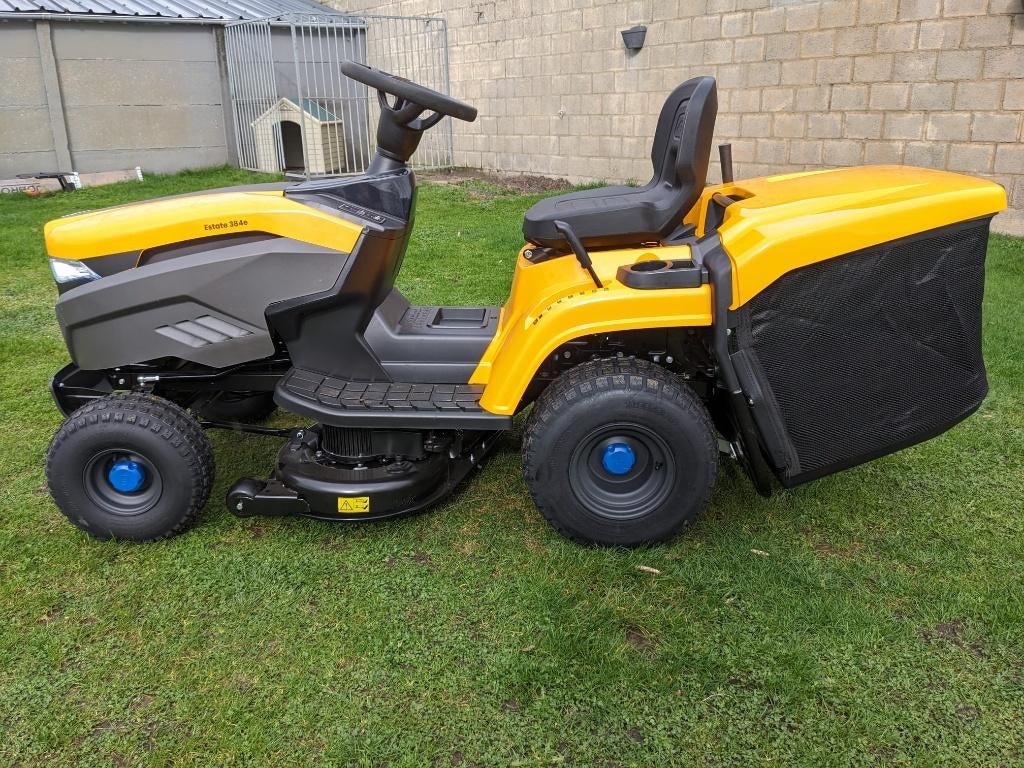 NIEUW Stiga ESTATE 384E ACCU incl zitmaaier MULCH/OPVANG, Neuf, Enlèvement ou Envoi, Stiga, Moins de 90 cm