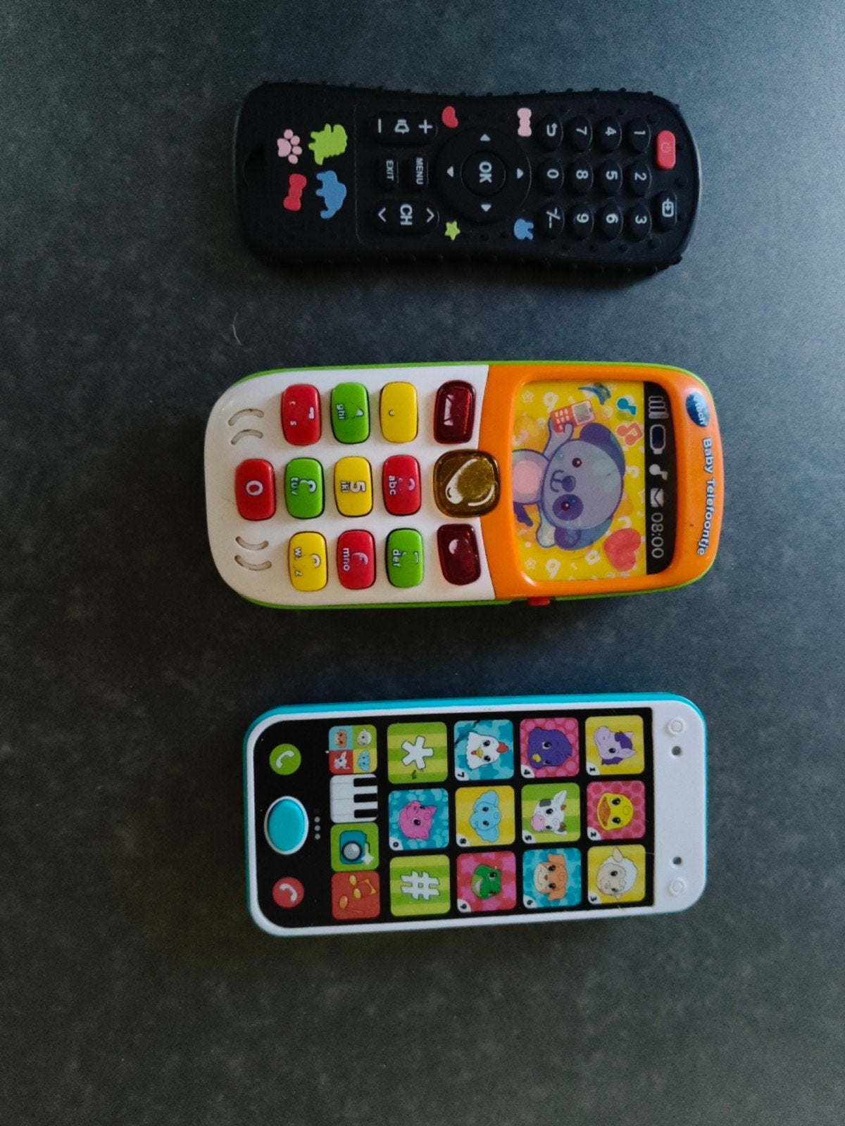 afstandsbediening en 2 gsm's set, Ophalen, Overige typen, Anti-vingerafdruk, Geel