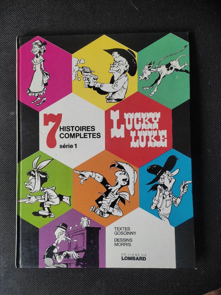 7 histoires complètes de Lucky Luke (série 1 - e.o)., Enlèvement ou Envoi, Une BD, Utilisé, Morris