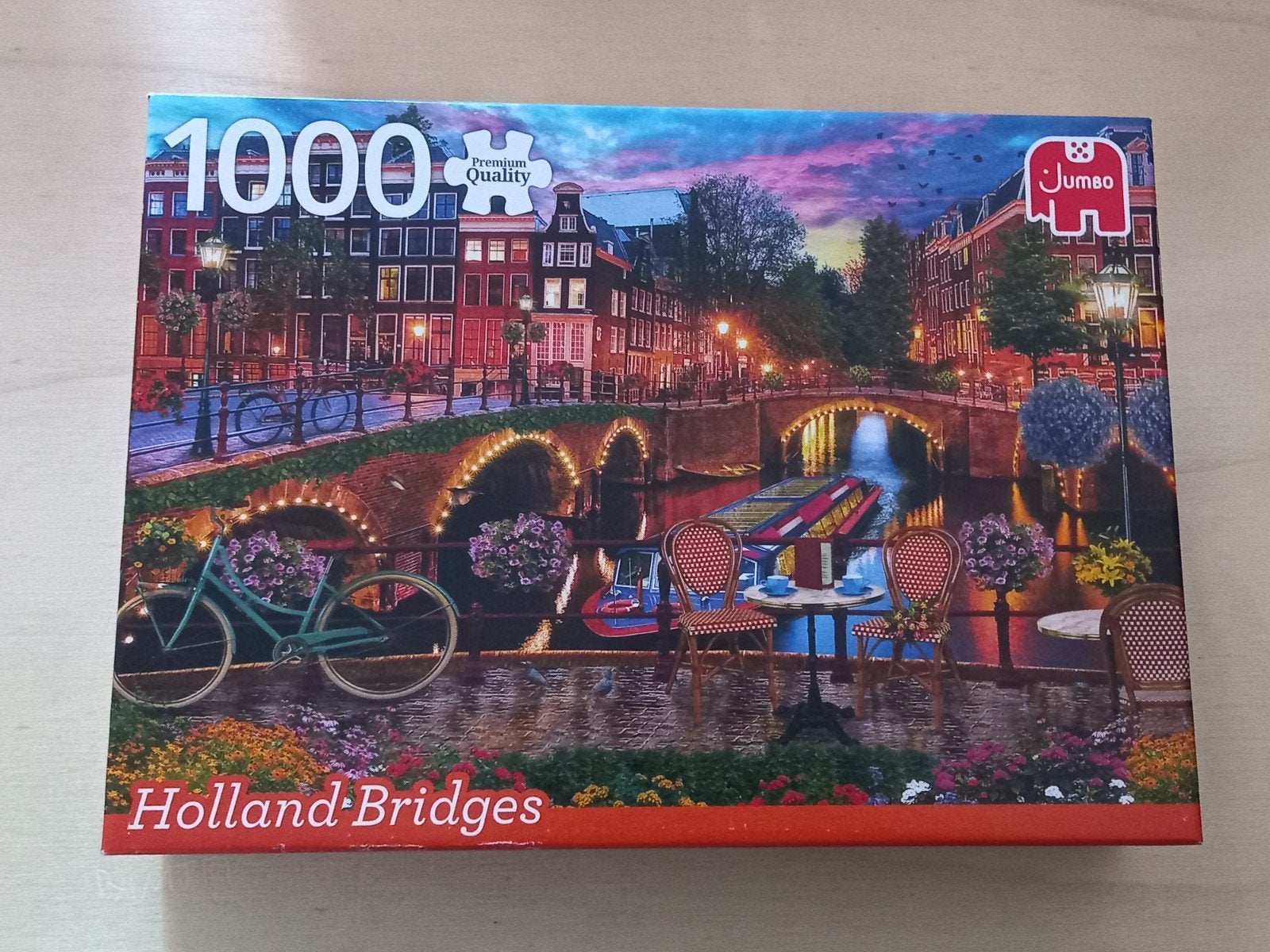 Puzzle Jumbo 1000 pièces - Hommand Bridges

le puzzle est co, Enlèvement ou Envoi, 500 à 1500 pièces, Utilisé, Puzzle