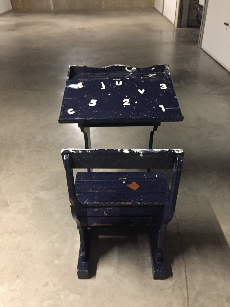 bureau écolier, Maison & Meubles, 60 cm, Bleu, Enlèvement, Utilisé