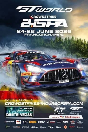 E-ticket CrowdStrike 24 Hours of Spa du 24 au 28 juin, Tickets & Billets, Événements & Festivals, Deux personnes