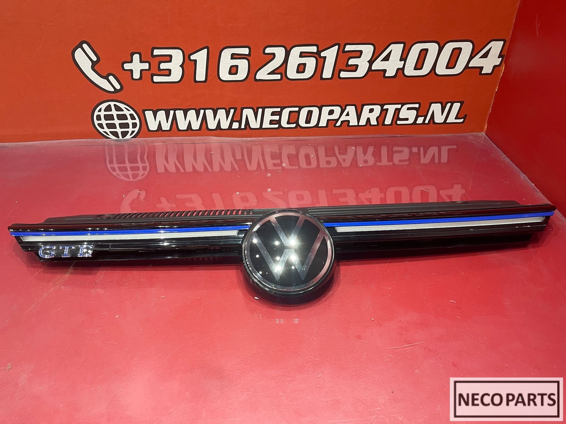 VW GOLF GTE 5H GRILL GRILLE LED COMPLEET ORIGINEEL!!!, Volkswagen, -, Utilisé, -