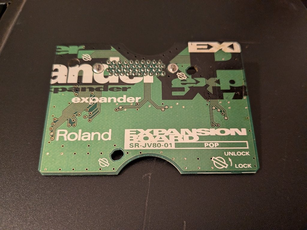 Roland SR-JV80-01 Pop Expansion Board, Muziek en Instrumenten, Synthesizers, Ophalen, Gebruikt, Roland