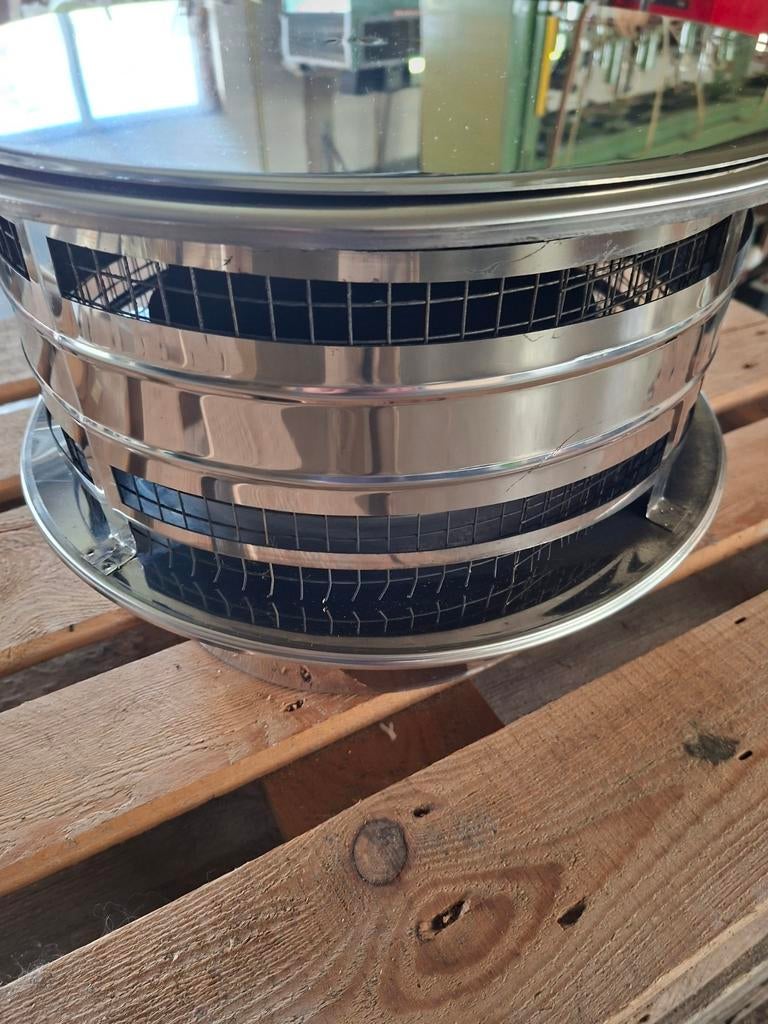 Dubbelwandig trekkap inox, Huis en Inrichting, Haarden, Ophalen