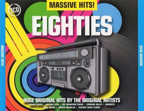 695 - MASSIVE HITS! - EIGHTIES - 3CD/BOX - NIEUW, CD & DVD, CD | Compilations, Neuf, dans son emballage, Pop, Envoi