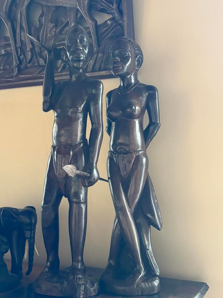 Statues congolaise, Ophalen