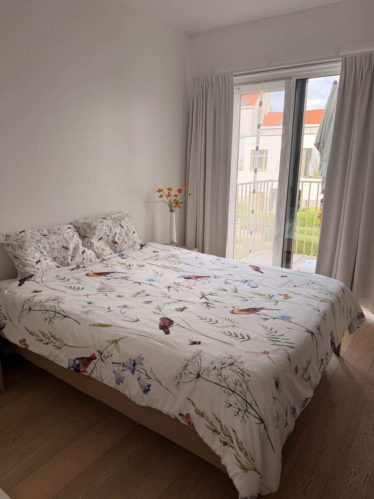 Box Spring Bed Frame met topper 160x200 cm, Ophalen, Zo goed als nieuw