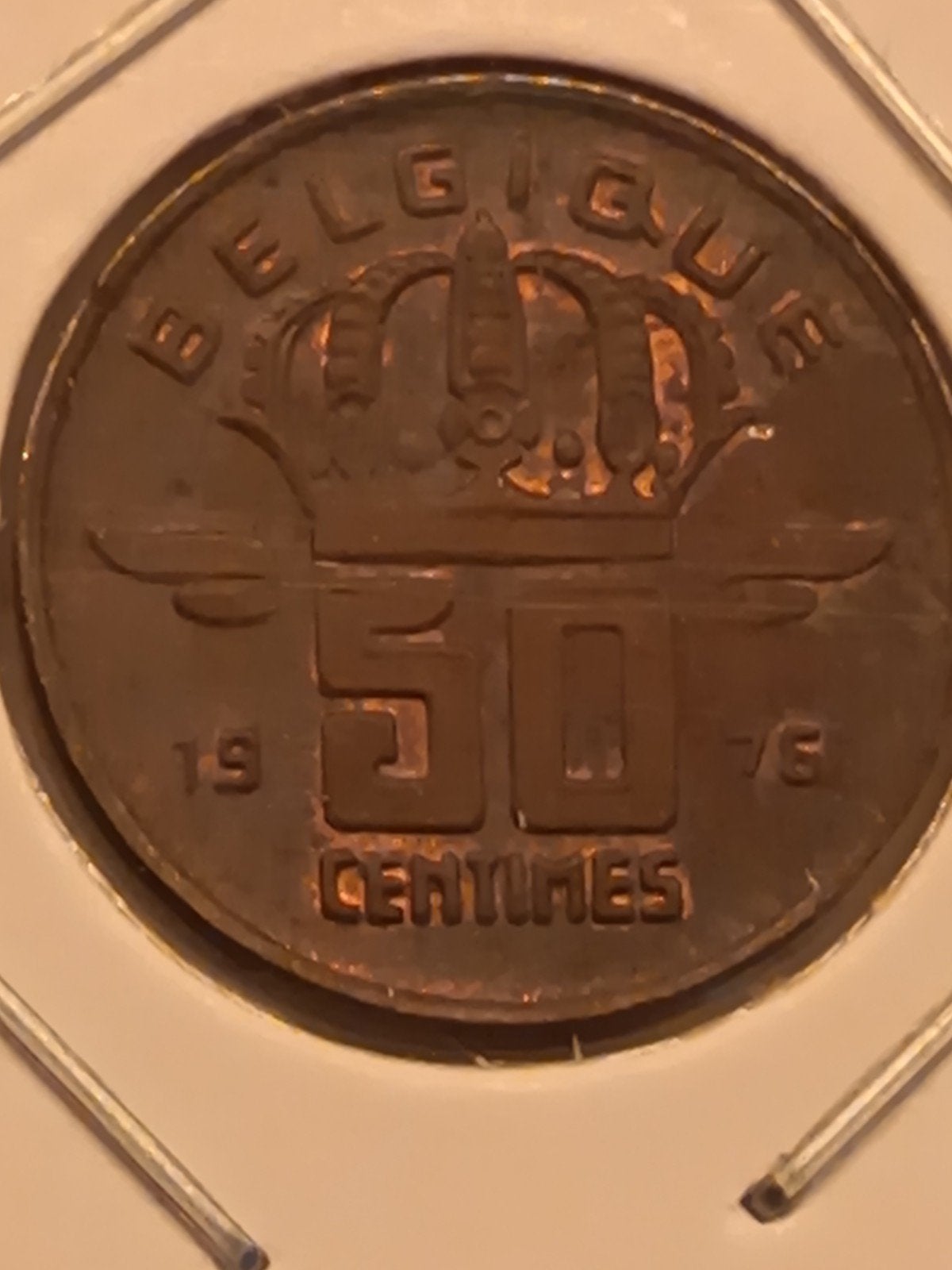 Set 50 echt 1976fr, groot en klein hoofd, Postzegels en Munten, Munten | België, Ophalen of Verzenden