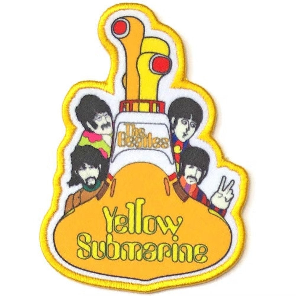 The Beatles - Yellow Submarine All Aboard - patch off. merch, Ophalen of Verzenden, Nieuw