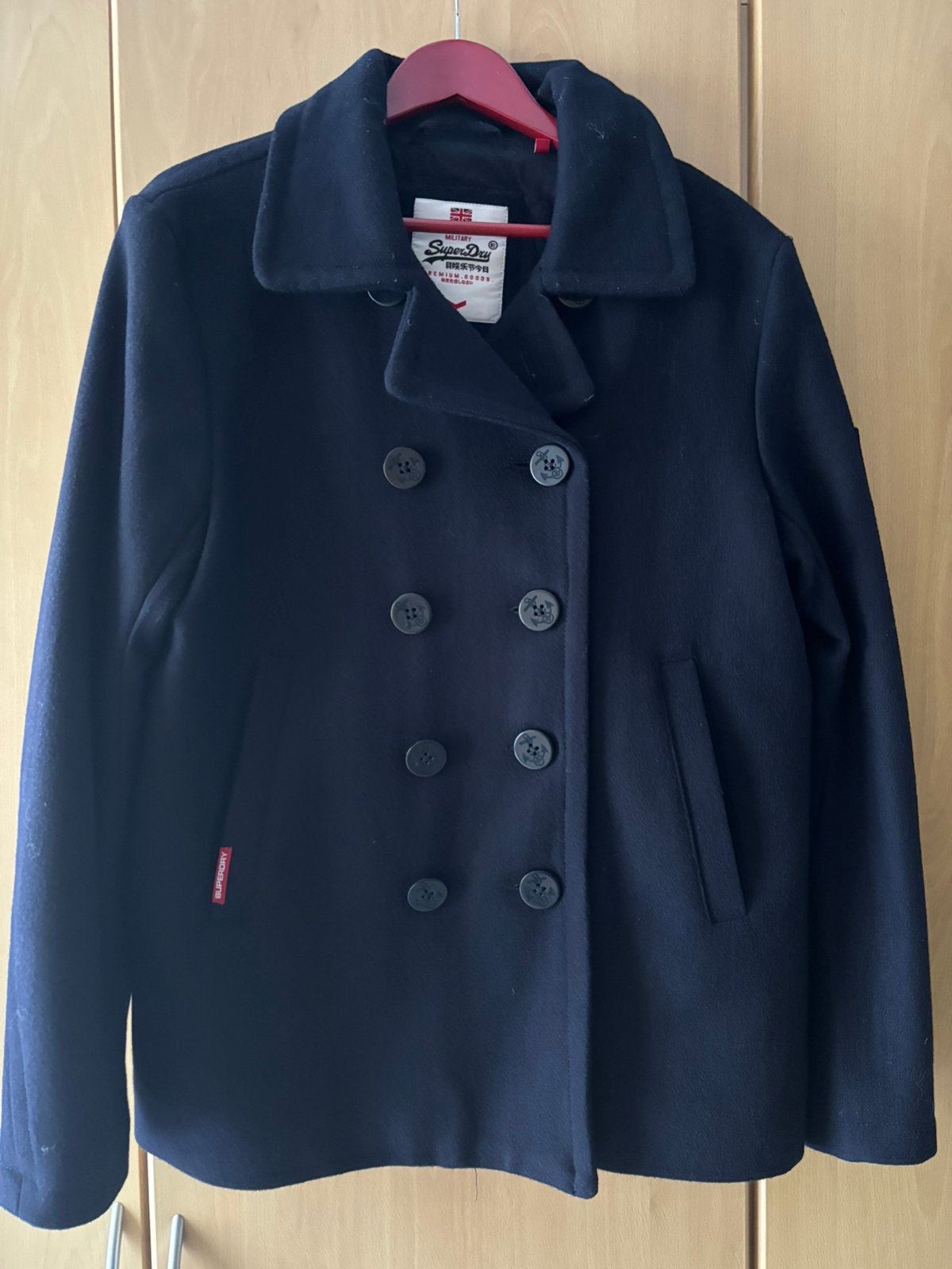 Mt XL Superdry herenjas, Kleding | Heren, Ophalen of Verzenden, Zo goed als nieuw, Maat 56/58 (XL), Blauw