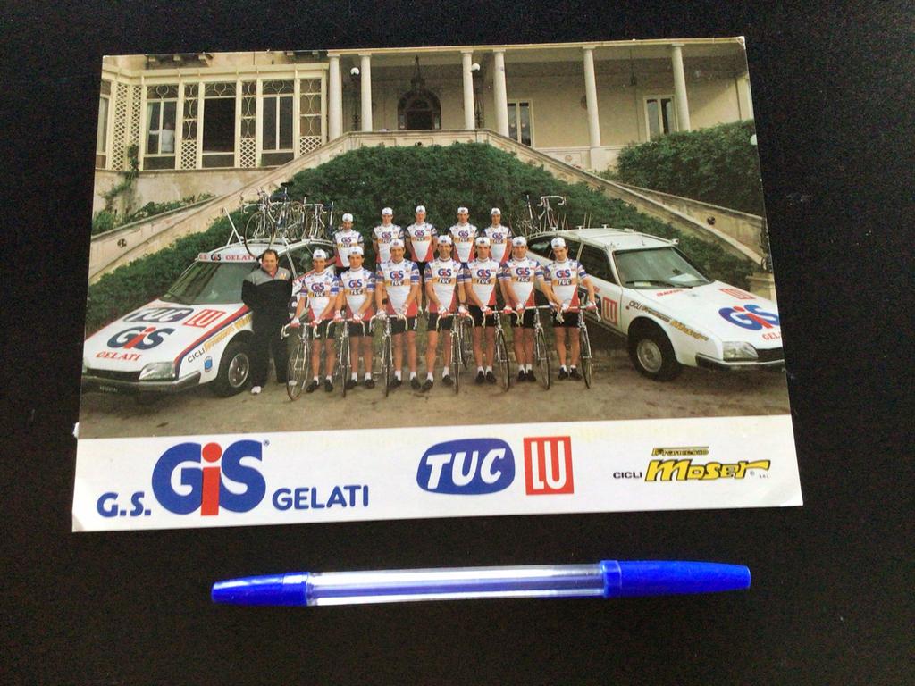 wielerkaart 1984 team gis tuc francesco moser  de vlaeminck, Envoi, Utilisé