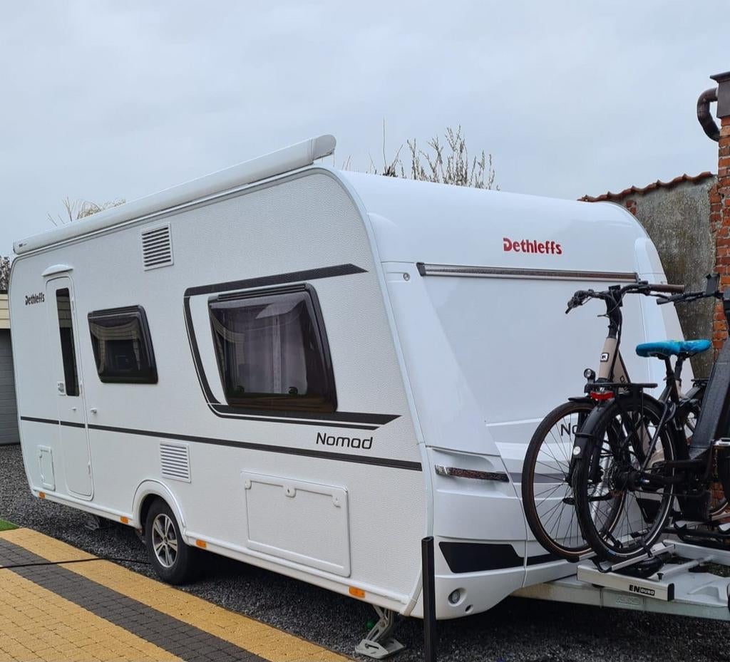 Prachtige Dethleffs Nomad 490est, Caravans en Kamperen, Caravans, Particulier, Koelkast, Dethleffs