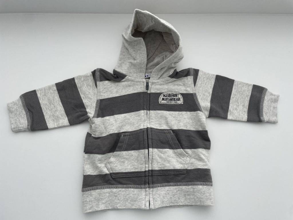 NIEUW Grijze hoodie van Mexx maat 68, Kinderen en Baby's, Babykleding | Maat 68, Mexx, Truitje of Vestje, Nieuw, Ophalen of Verzenden